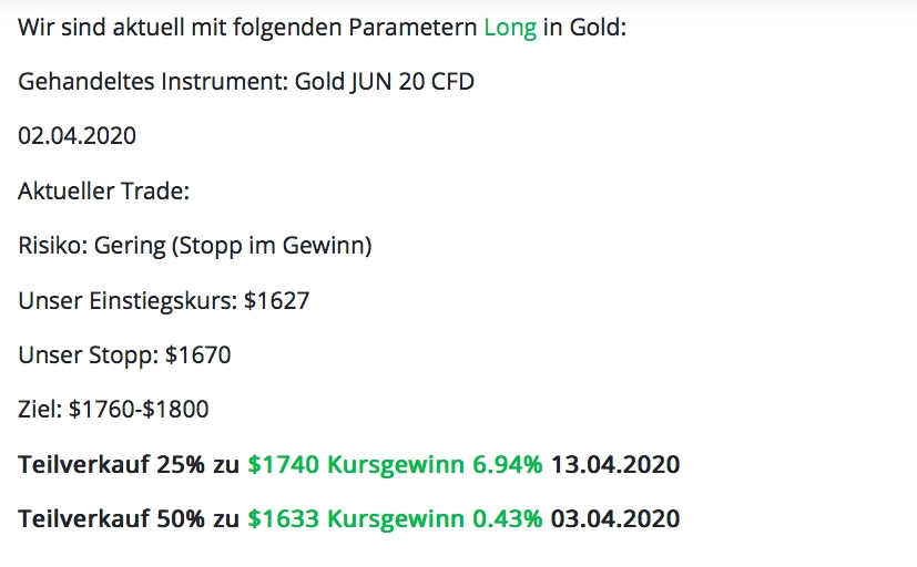 Gold Stat