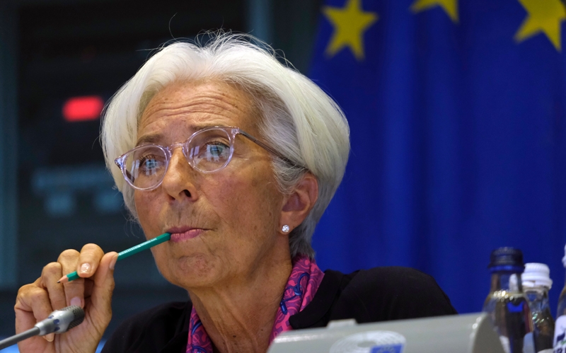 5 bis 12 Prozent einbrechenden Eurozonen-BIP - breit gefasste Prognose seitens der EZB Präsidentin Christine Lagarde