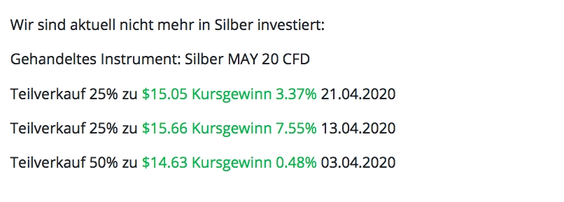 Silber Statistik 1