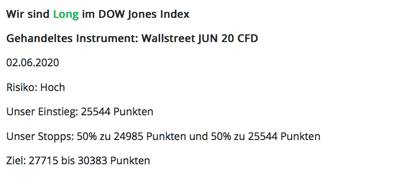 DOW Statistik