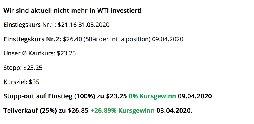 WTI Stat